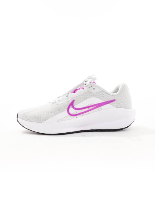 Nike Running – Downshifter 13 – Biało-fioletowe buty sportowe, 2 z 5
