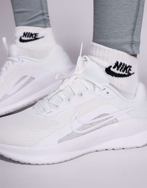 Nike Running - Downshifter 13 - Sneakers i hvid, 3 af 5
