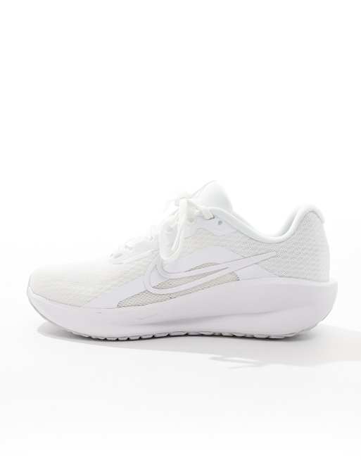 Nike Running Downshifter 13 sneakers in white, 2 of 5