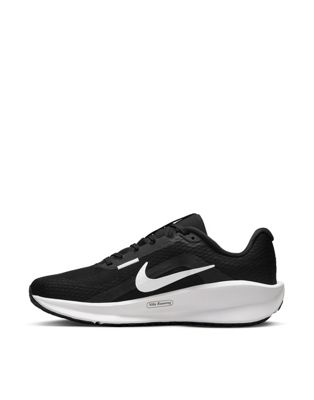 Nike Running Downshifter 13 trainers in black and white