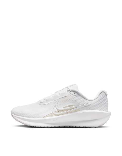 Nike Running Downshifter 13 trainers in white ASOS