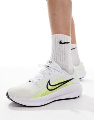 Nike Running - Downshifter 13 - Baskets - Blanc/jaune