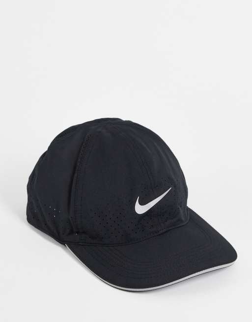 Nike Running Dri-FIT Aerobill Cap in black | ASOS