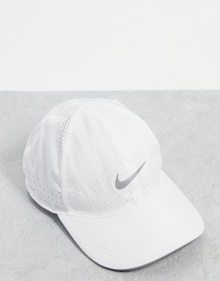Nike Running Dri-FIT Aerobill cap in white