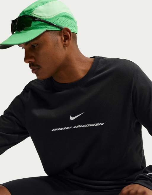 Nike Running Dri-FIT AeroSwift Connected Langarm-T-Shirt in Schwarz, 3 von 4