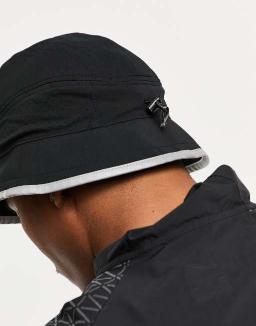 Nike Running Dri-FIT bucket hat in black