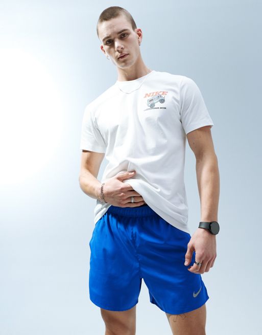 Nike Running - Dri-FIT Challenger - Pantaloncini blu reale da 5