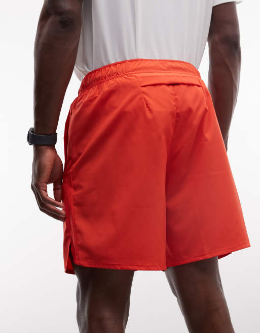 Nike Running Dri-FIT Challenger shorts in red  , 4 of 5