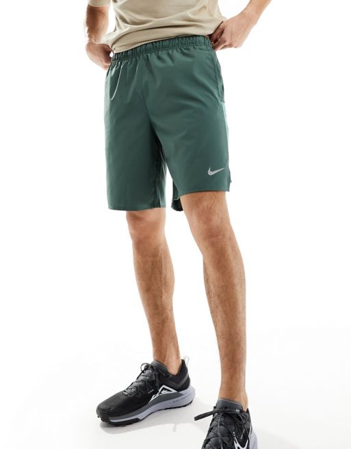 Nike Running - Dri-FIT Challenger UL - Pantaloncini verdi da 9