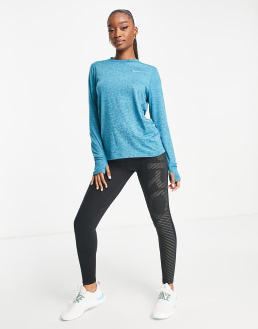 Running Dri-FIT Element crew blue | ASOS