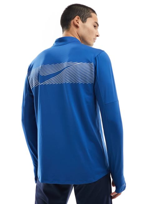 Nike Running Dri-FIT Element half-zip top in navy | ASOS