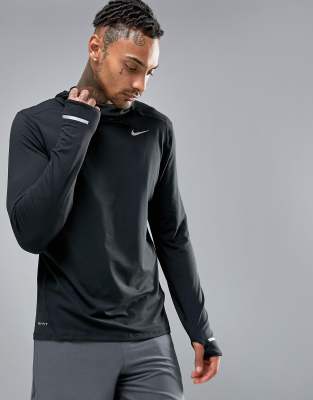 nike dri fit running hoodie