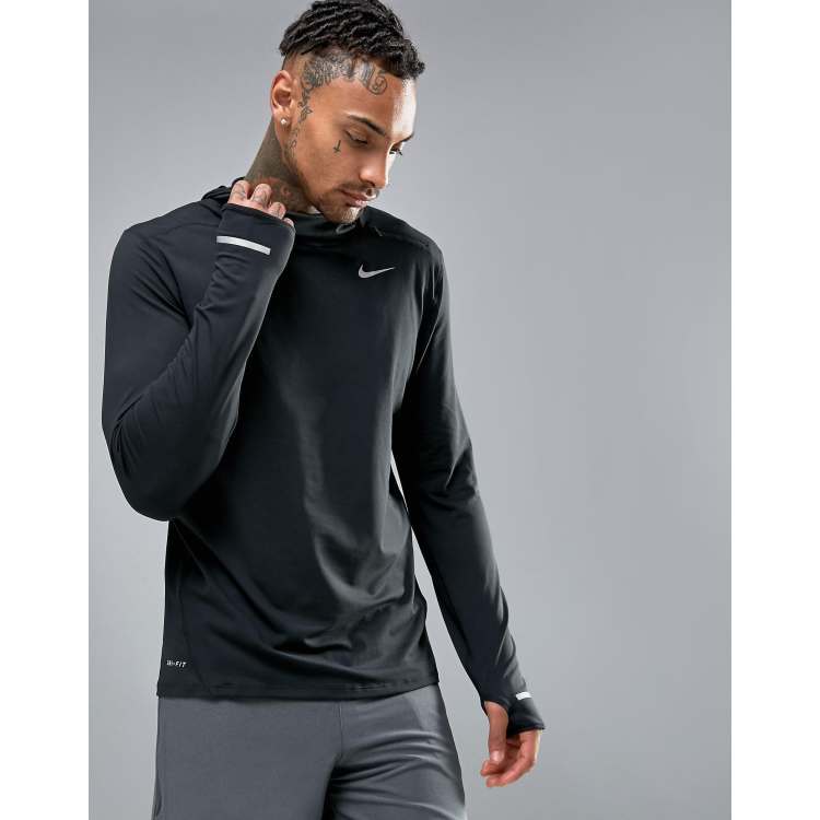 Nike Running Dri-FIT Element Hoodie Black 803877-010 ASOS