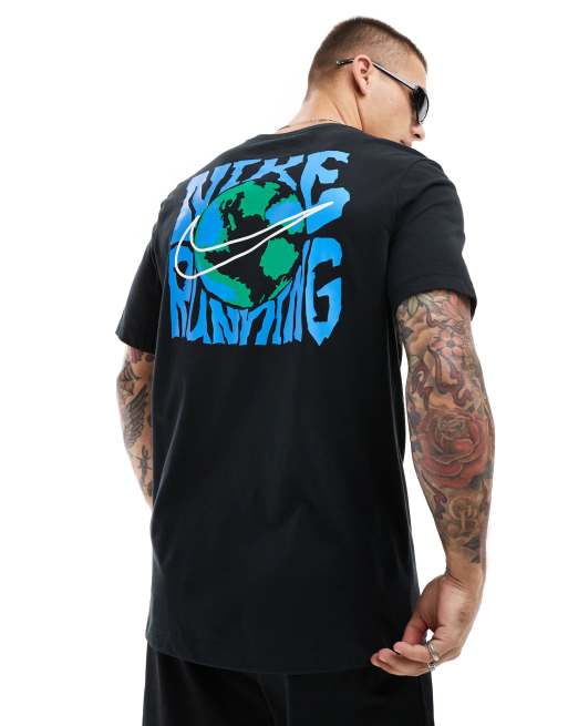 Nike Running - Dri-FIT - Energy - T-shirt met grafische print in zwart