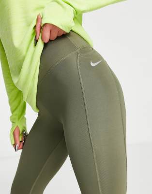 nike khaki leggings