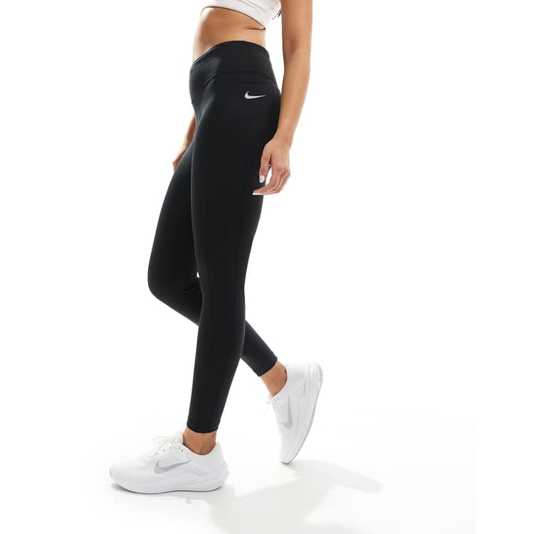 Je zal beter worden Hollywood Papa Nike Running Dri-FIT fast leggings in black | ASOS