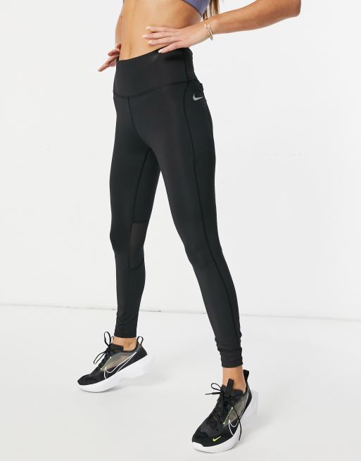 Nike Dri-FIT Fast 3/4 Tights de Running Mujer - Black/