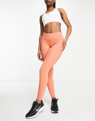 Nike Training One crop leggings in green