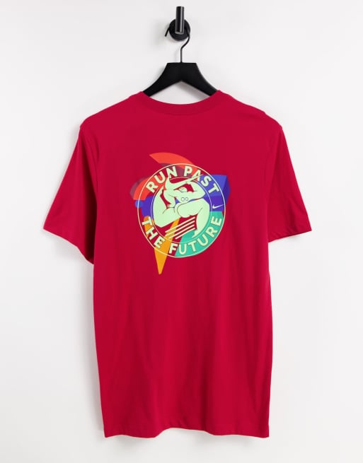 Nike Running – Dri-FIT Kelly Anna A.I.R.1 – Czerwony T-shirt