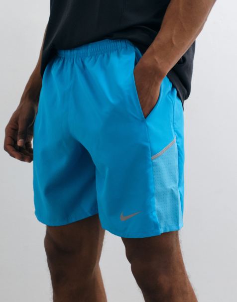 Nike Running DRI-Fit Miler 7 inch shorts in blue - view 1