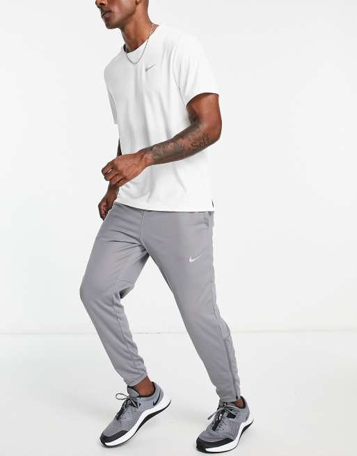 Nike Running Dri-FIT Miler t-shirt in white