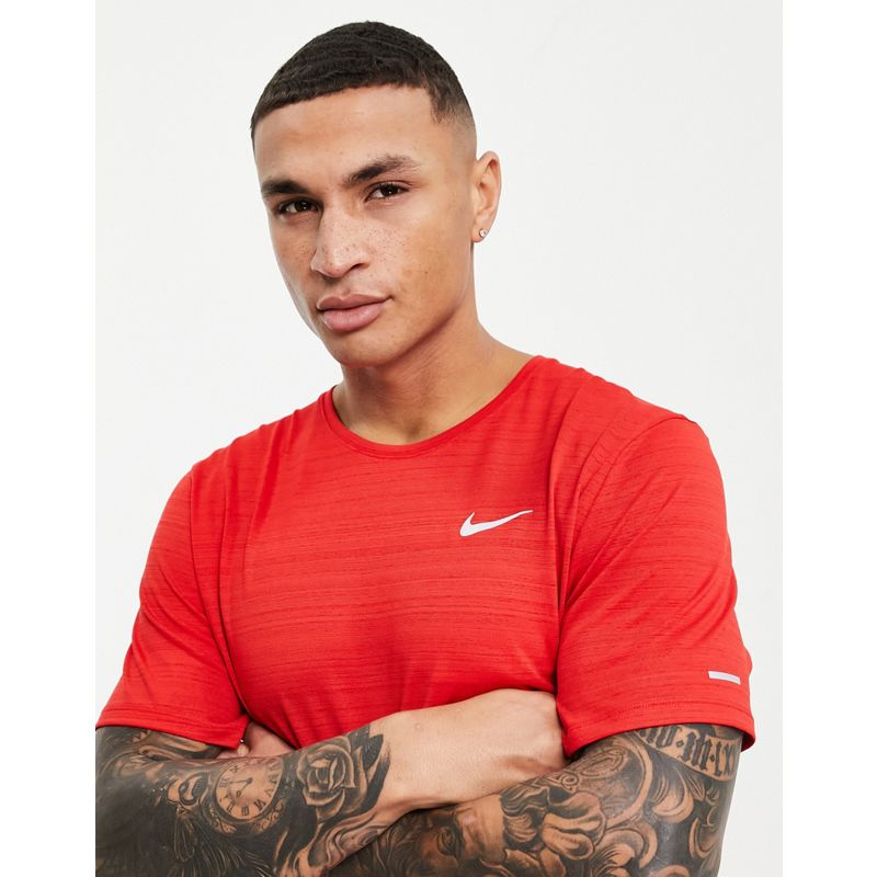 Top Activewear Nike Running - Dri-FIT Miler - T-shirt rossa