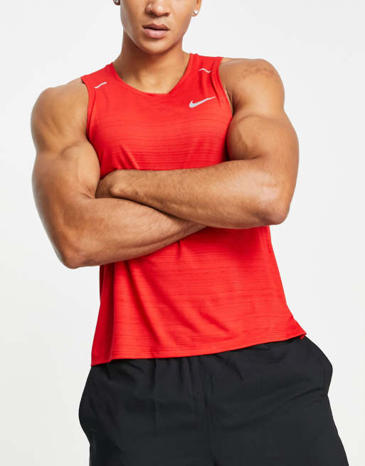 Nike Men's Tank Top - Red - XXL