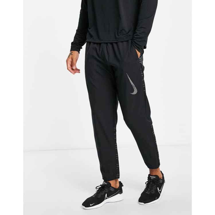 NWT - Nike Black Orange Dri-Fit Running Pants - M – CommunityWorx