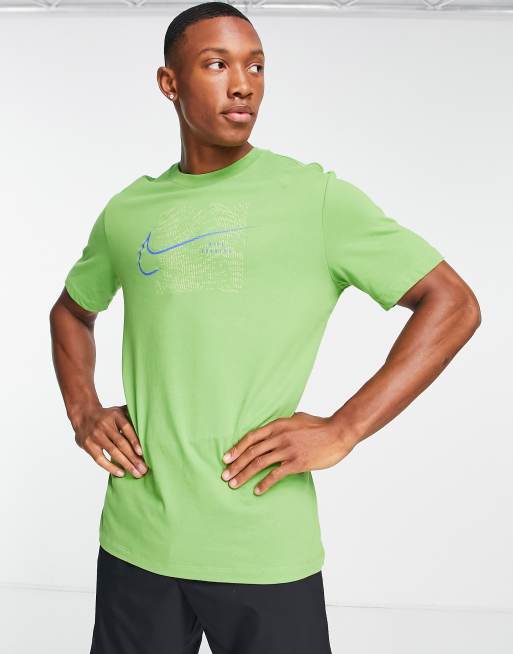 Nike Running Dri-FIT Run Division logo T-shirt in green