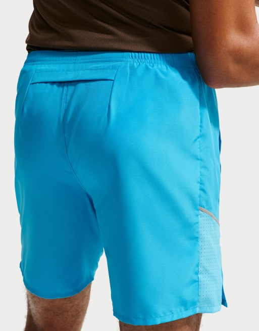 Nike Running Dri-FIT shorts da corsa 7-inch con slip interno blu, 3 di 4