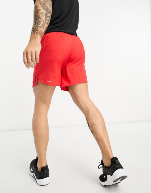 mens red nike running shorts