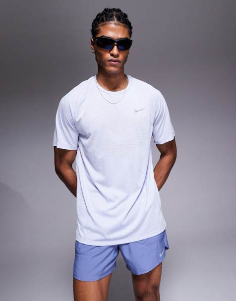 Nike Running Dri-FIT Stride t-shirt in lilac - view 1