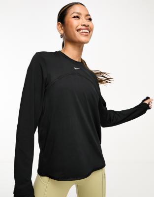 Dri-FIT Swift Elemant UV long sleeve top in black