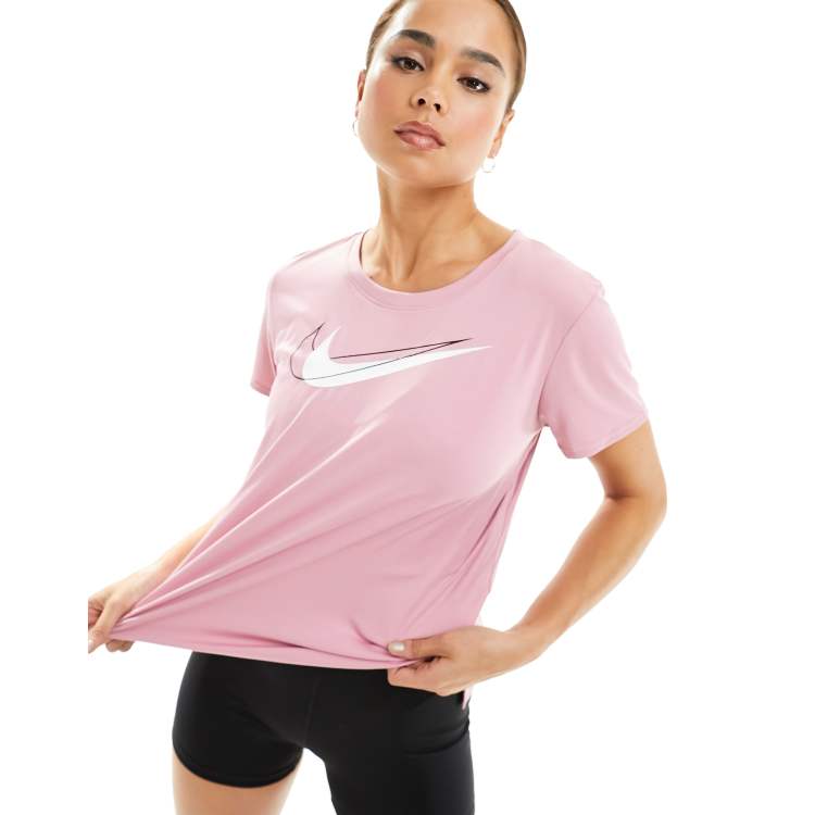 Shirt - Pink Tired Skateboards Thumbs Down T - Nike Training Dri-fit  Sweatshirt