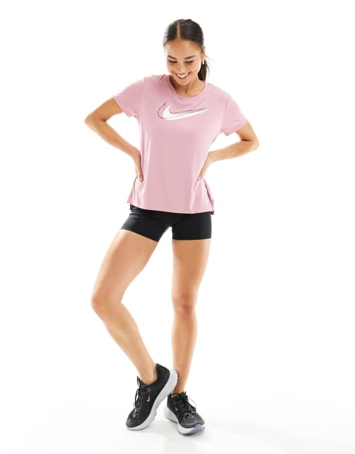 Pale pink hot sale nike shirt