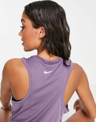 purple nike tank