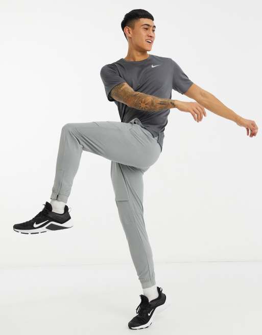 Nike Running - Dri-FIT - T-shirt de sport à manches courtes - Gris, 4 de 4