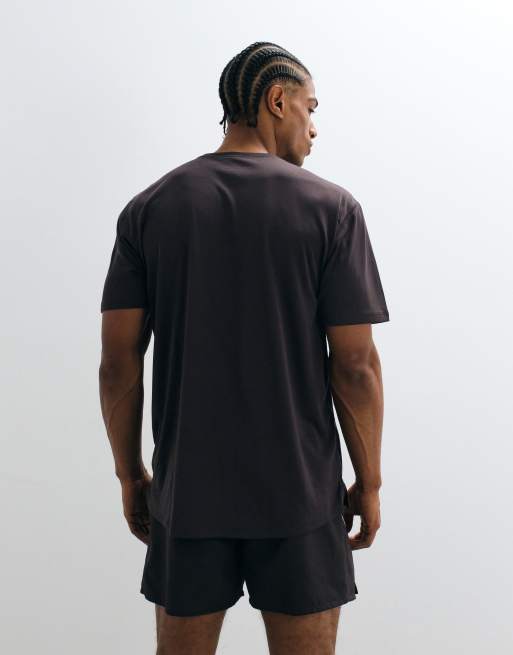 Nike Running - Dri-FIT - T-shirt grigio scuro, 4 di 5