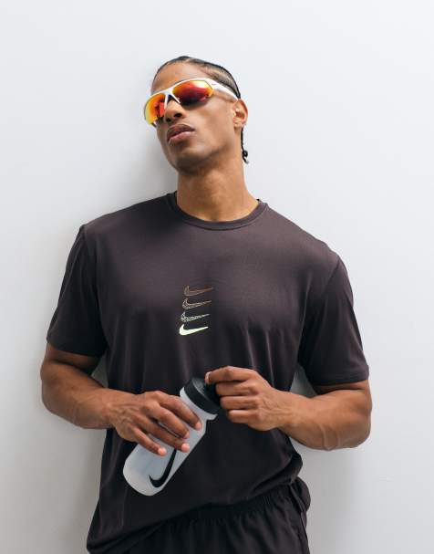Nike Running Dri-FIT t-shirt in dark grey - view 1
