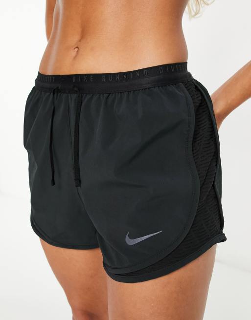 Nike Running Shorts Women Size XL Gray Dri Fit Workout Shorts