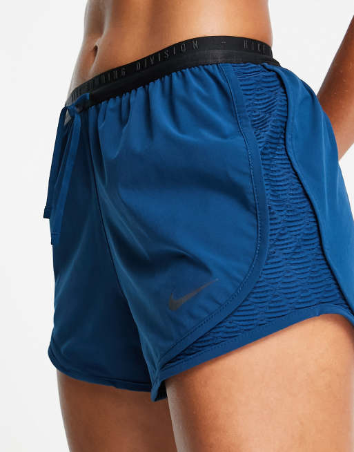 Nike Running Dri-FIT Tempo shorts in blue