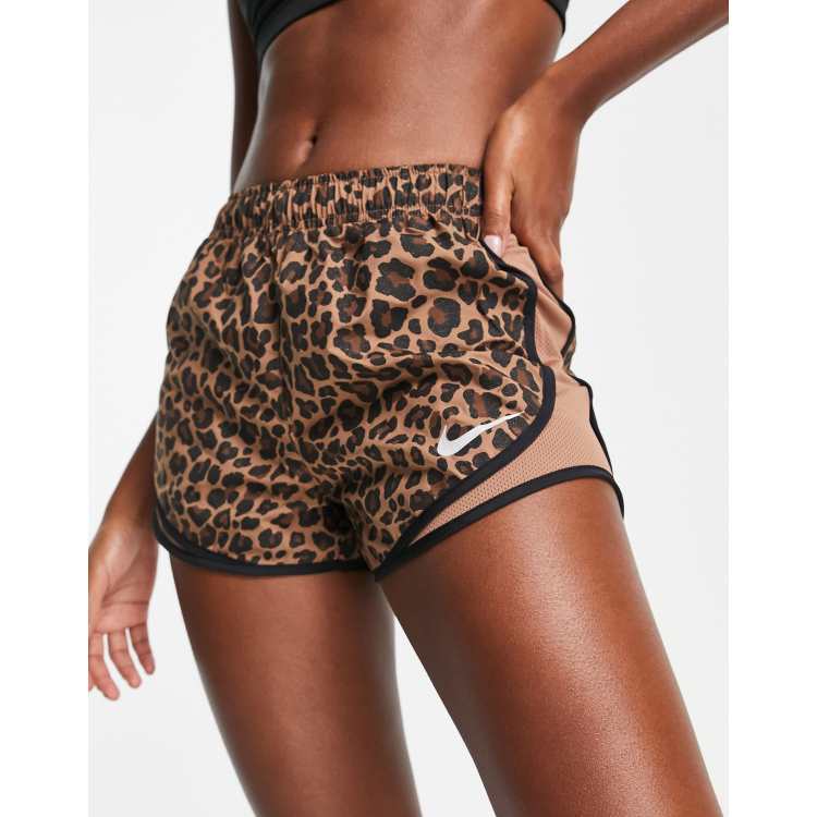 Nike leopard print sales running shorts