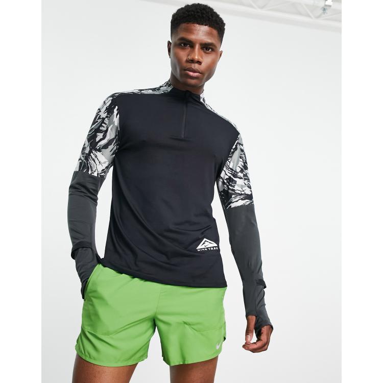 Nike Running Dri-FIT Trail Element half-zip long sleeve top