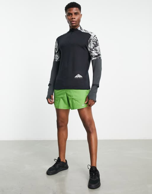 Nike Running Dri-FIT Trail Element half-zip long sleeve top in