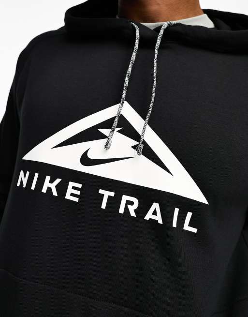 Black and silver online nike hoodie