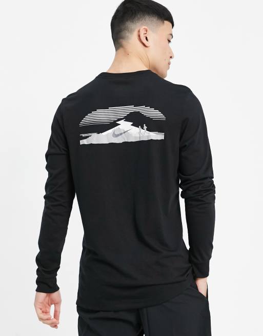 Nike Running Dri-FIT Trail long sleeve T-shirt in black