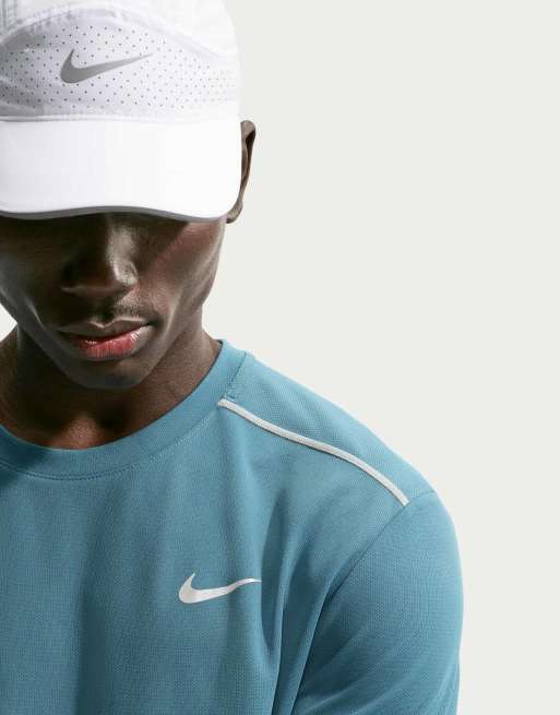 Nike Running Dri-FIT UV Miler top à manches courtes bleu, 3 de 4
