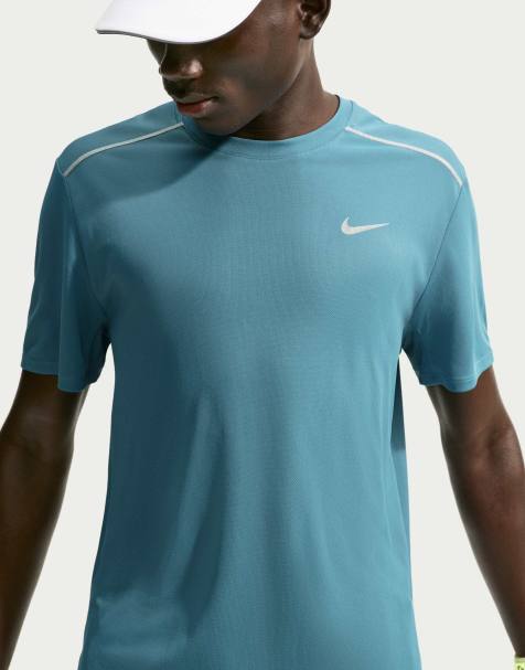 Nike Running Dri-FIT UV Miler top de manga corta azul - view 1