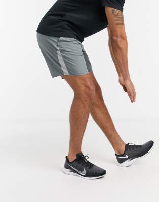 Nike Running Dry 7 inch shorts grey | ASOS