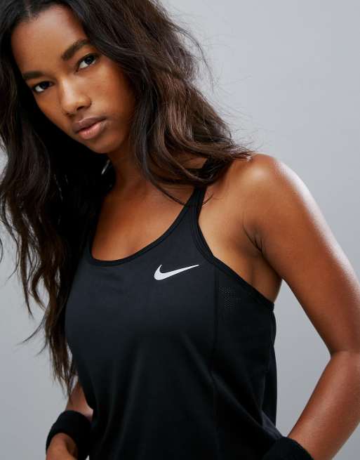 Nike Running Dry Miler Strappy Tank Top